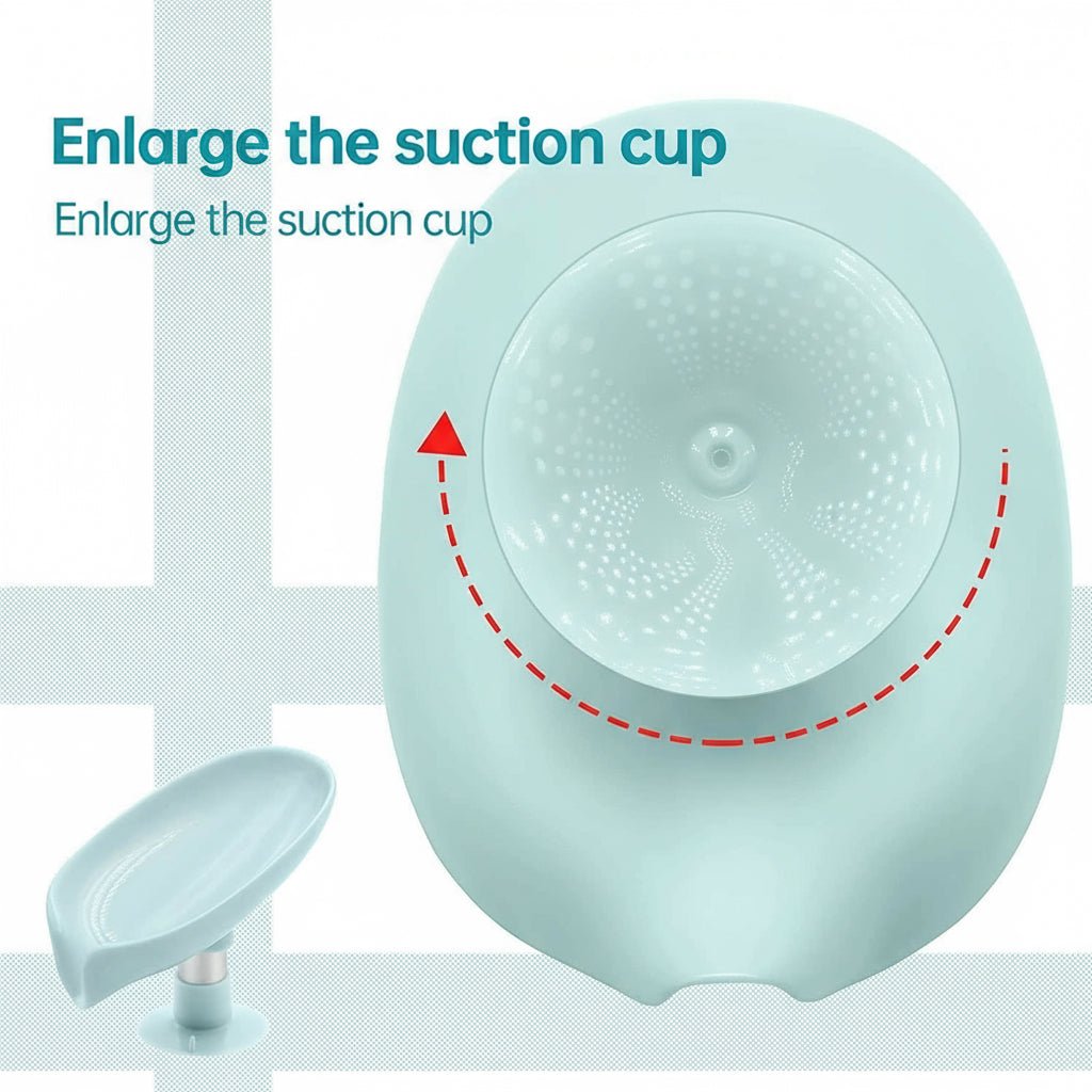 Soap Holder Leaf Shape Self Draining - DARK JINN