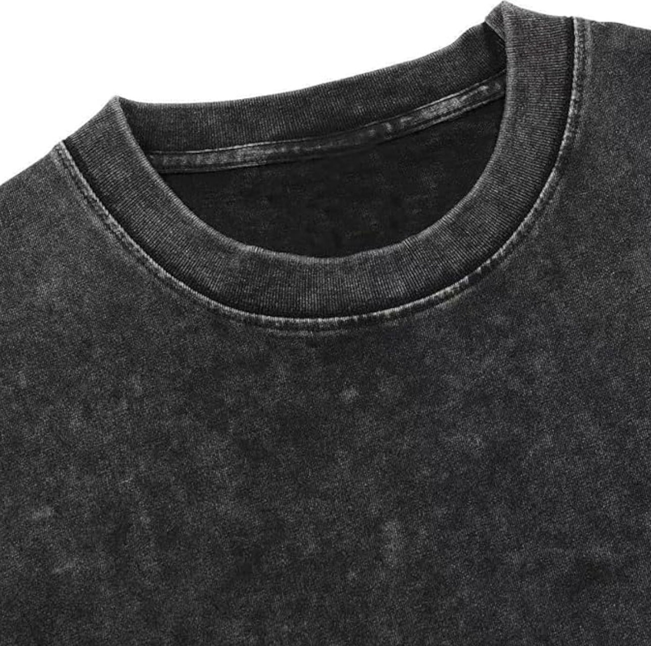 Acid Washed Oversized "Black" T-Shirt