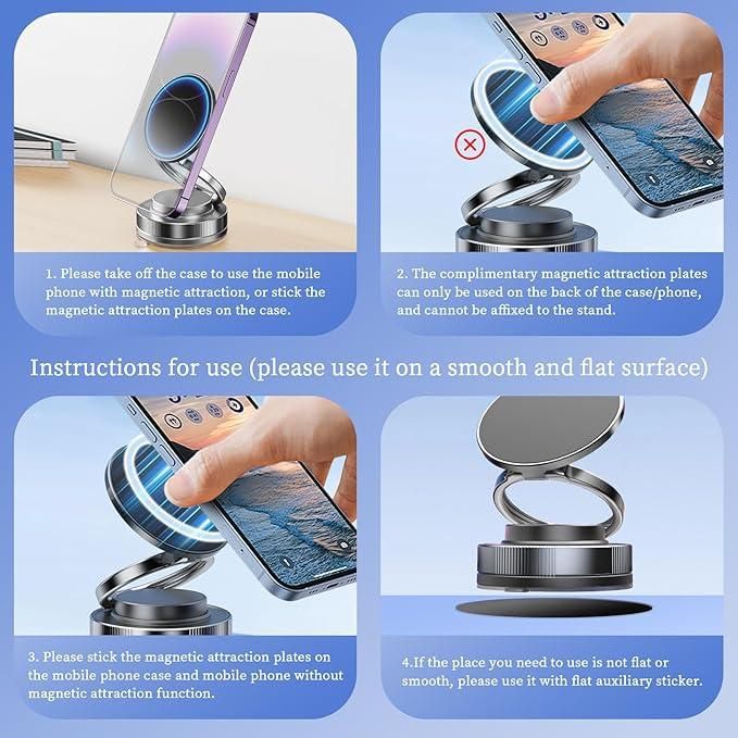 The Ultra-Portable N52 Vacuum Magnetic Phone Bracket
