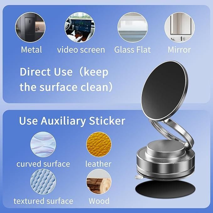 The Ultra-Portable N52 Vacuum Magnetic Phone Bracket