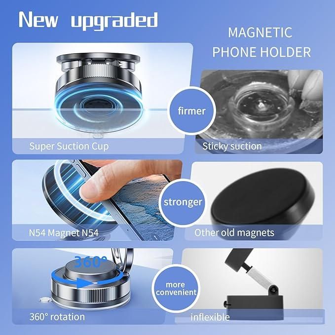 The Ultra-Portable N52 Vacuum Magnetic Phone Bracket