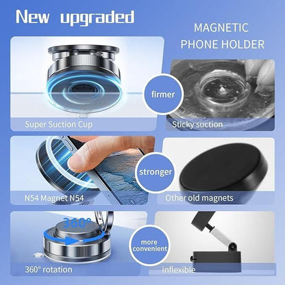 The Ultra-Portable N52 Vacuum Magnetic Phone Bracket