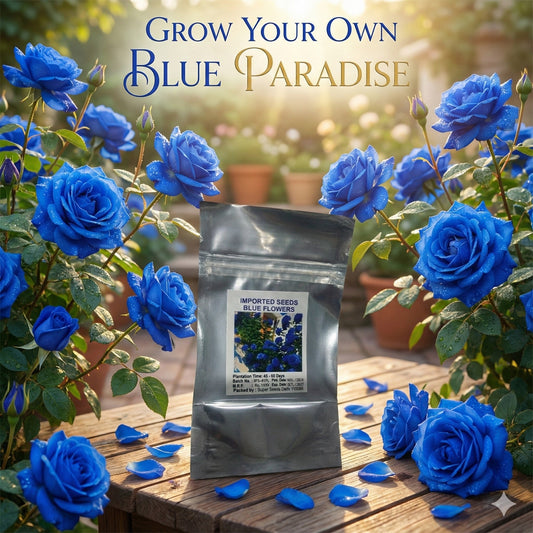 Blue Climbing Rose Seeds - DARK JINN