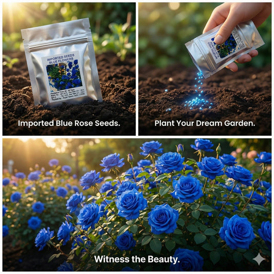 Blue Climbing Rose Seeds - DARK JINN