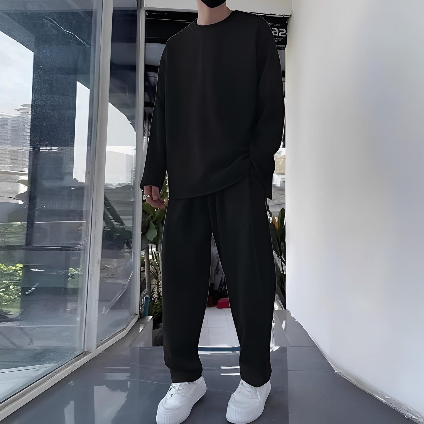 Co-Ord Set for Men - BLACK