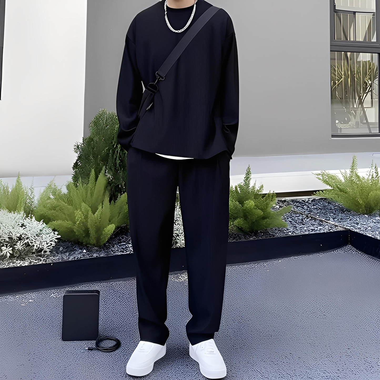 Co-Ord Set for Men - BLACK