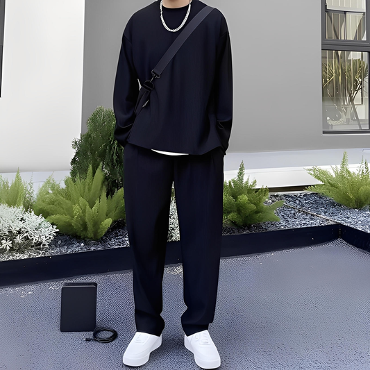 Co-Ord Set for Men - BLACK