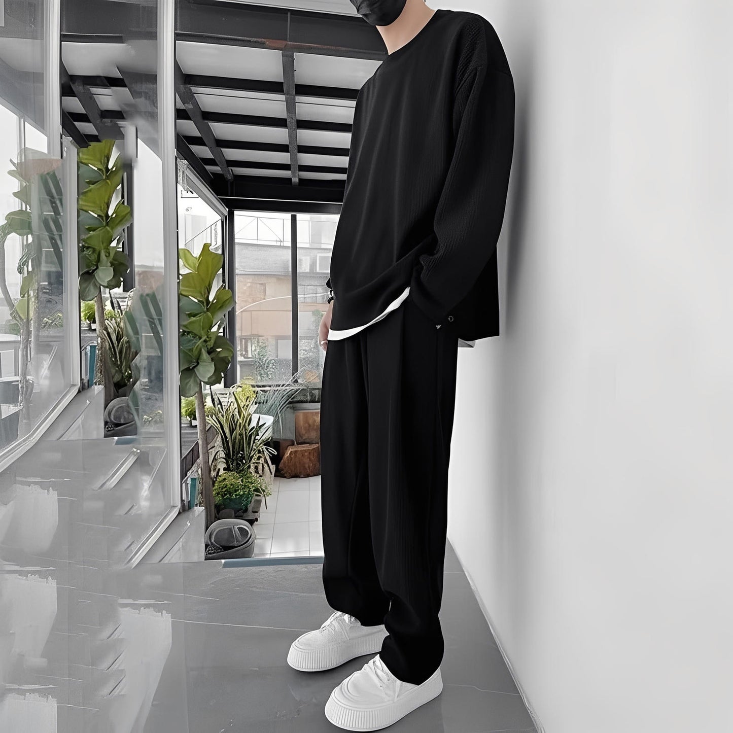 Co-Ord Set for Men - BLACK