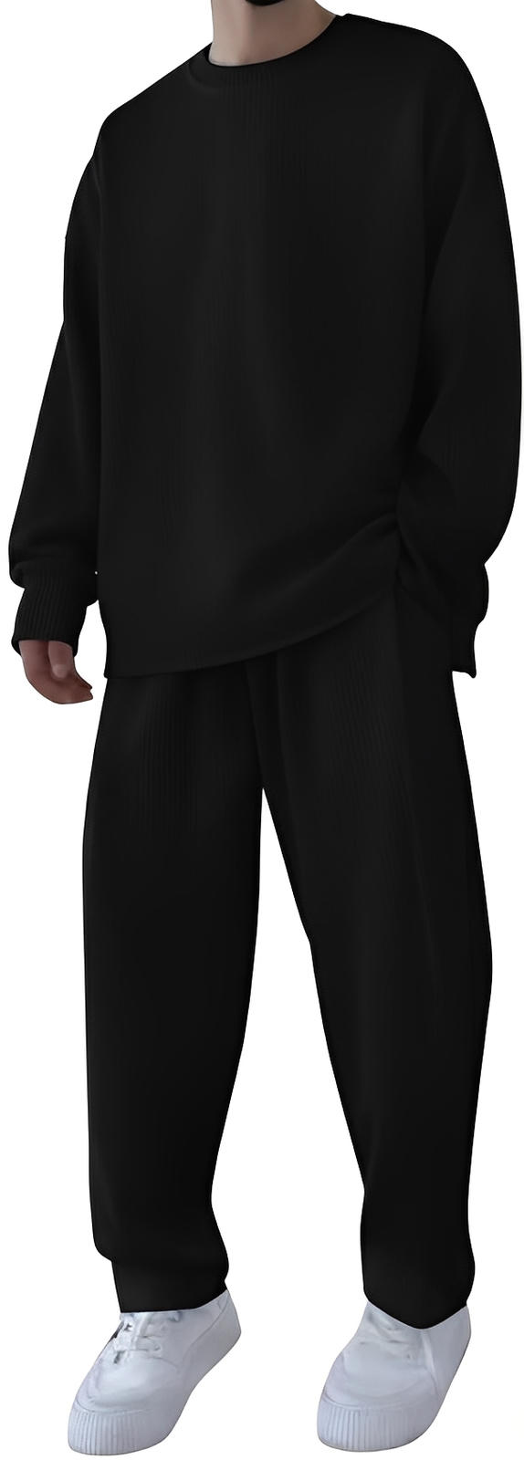 Co-Ord Set for Men - BLACK