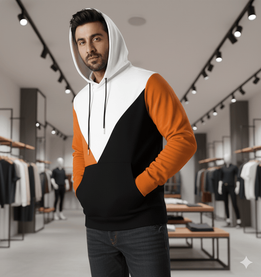 Color Block Hoodie - DARK JINN