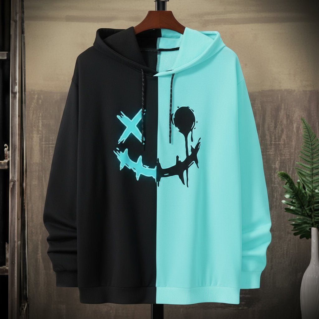 Cotton Printed Full Sleeves Mens Hoodie - DARK JINN