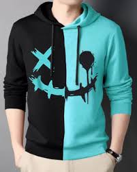 Cotton Printed Full Sleeves Mens Hoodie - DARK JINN