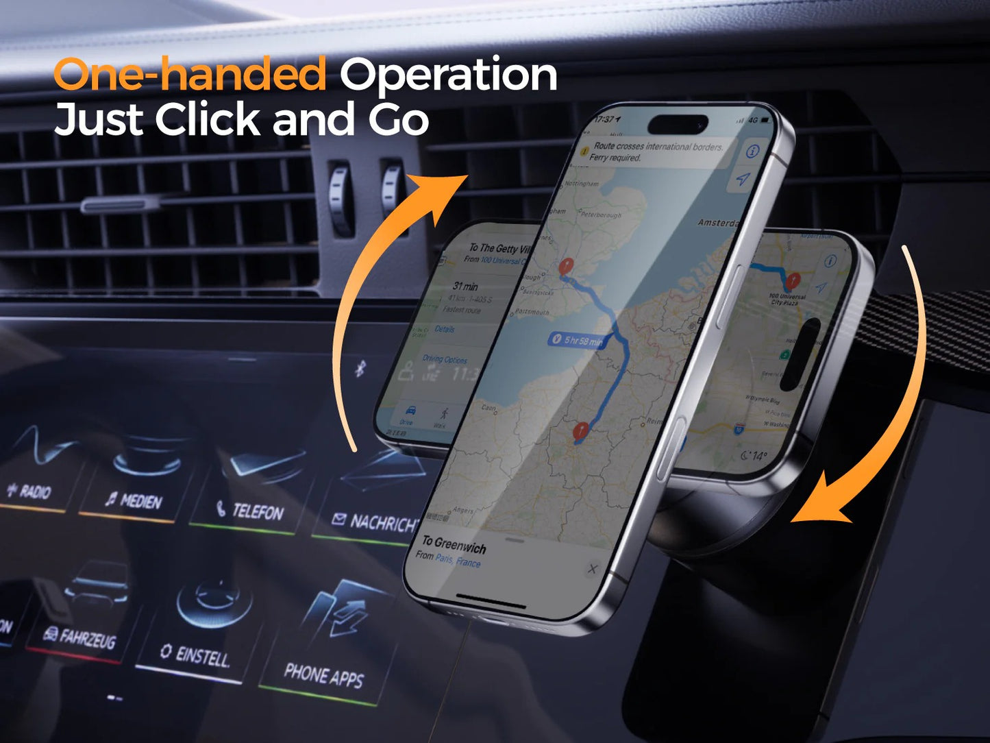 The Ultra-Portable N52 Vacuum Magnetic Phone Bracket