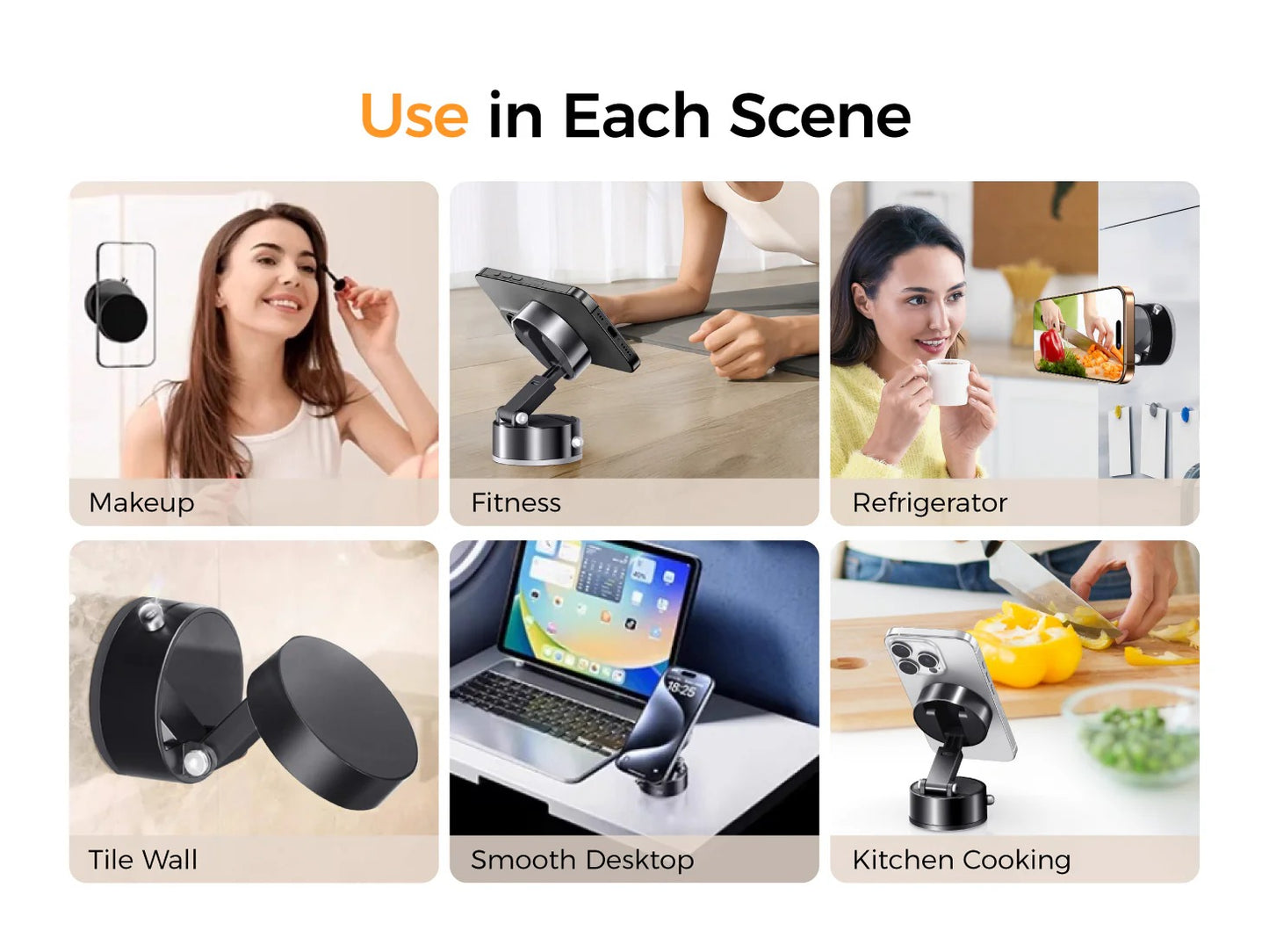 The Ultra-Portable N52 Vacuum Magnetic Phone Bracket