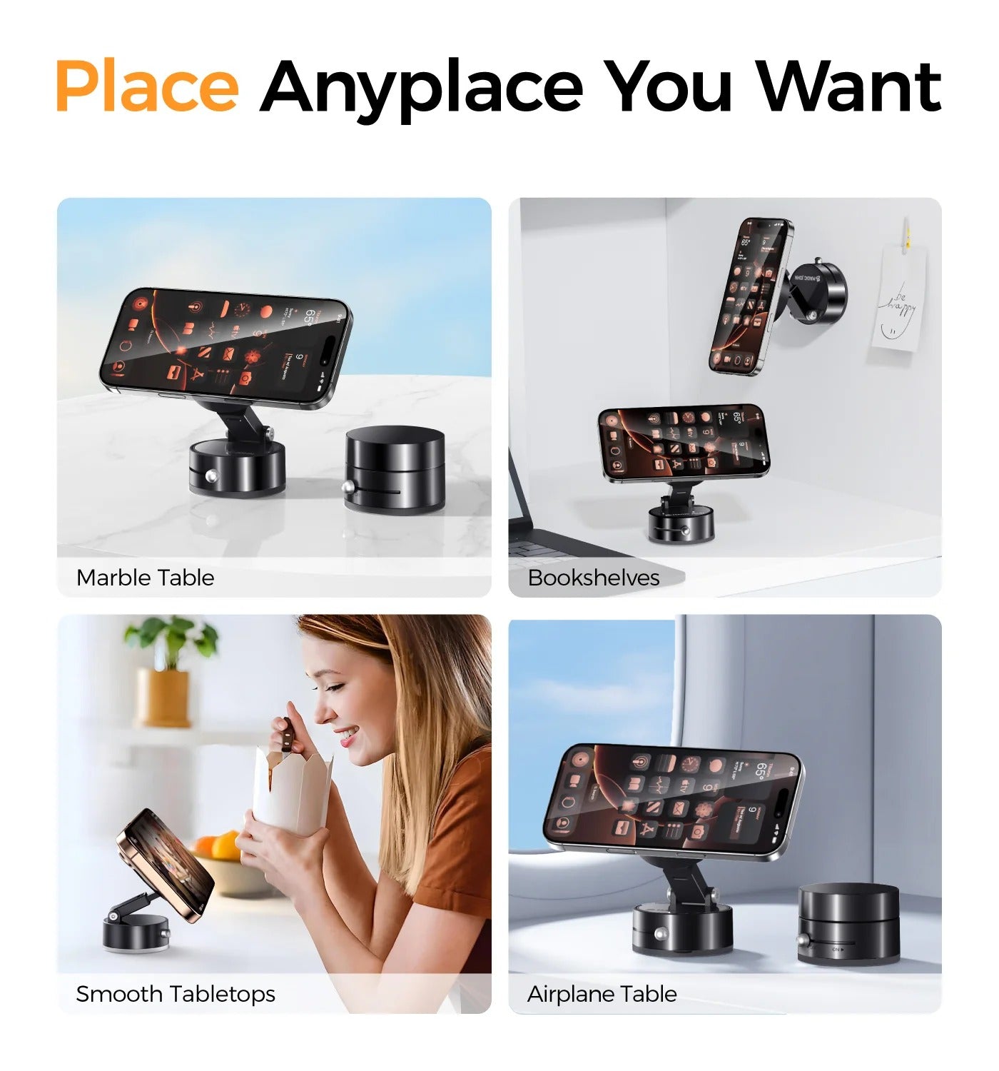 The Ultra-Portable N52 Vacuum Magnetic Phone Bracket