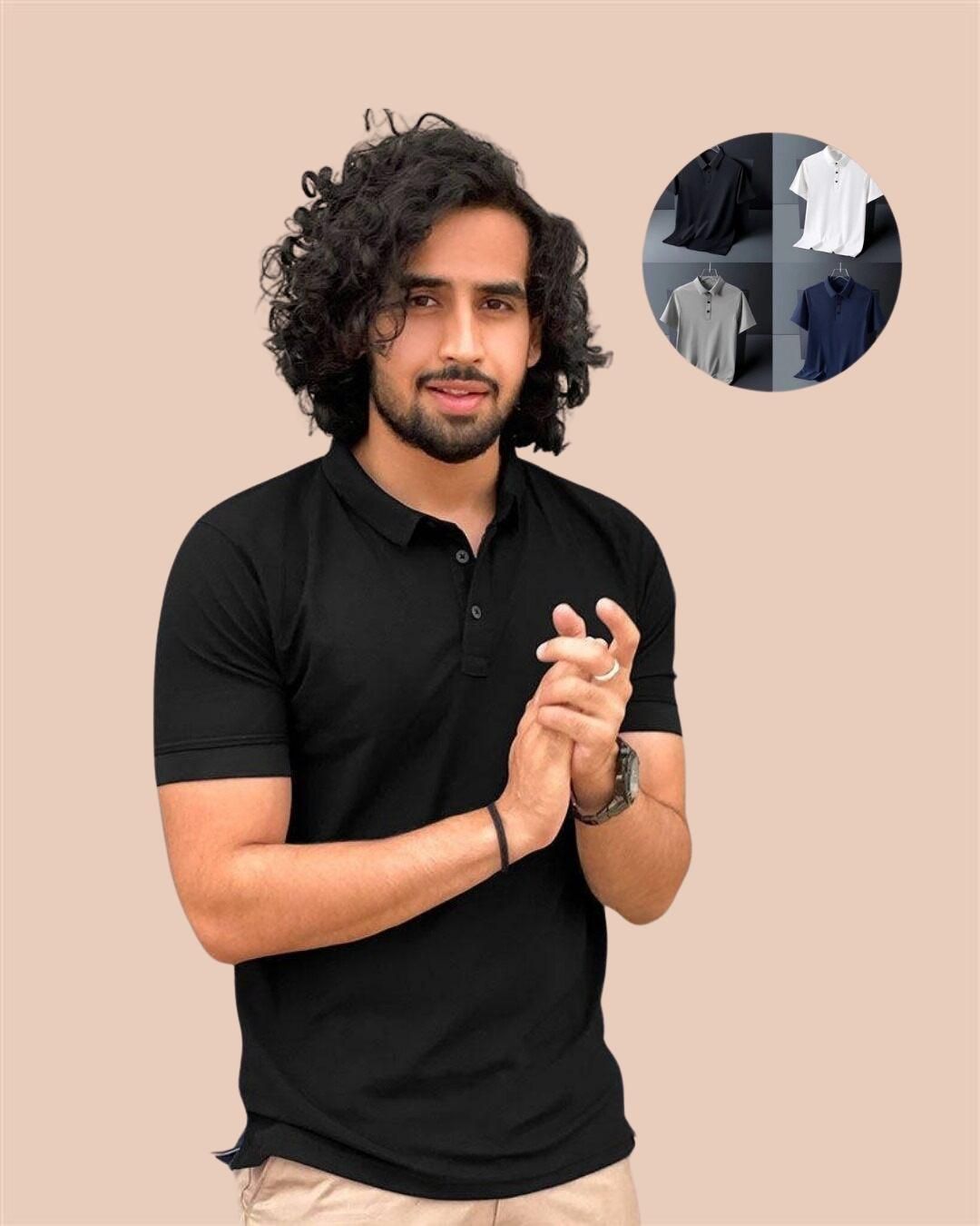 Pack of 4 Polo T-Shirt - DARK JINN