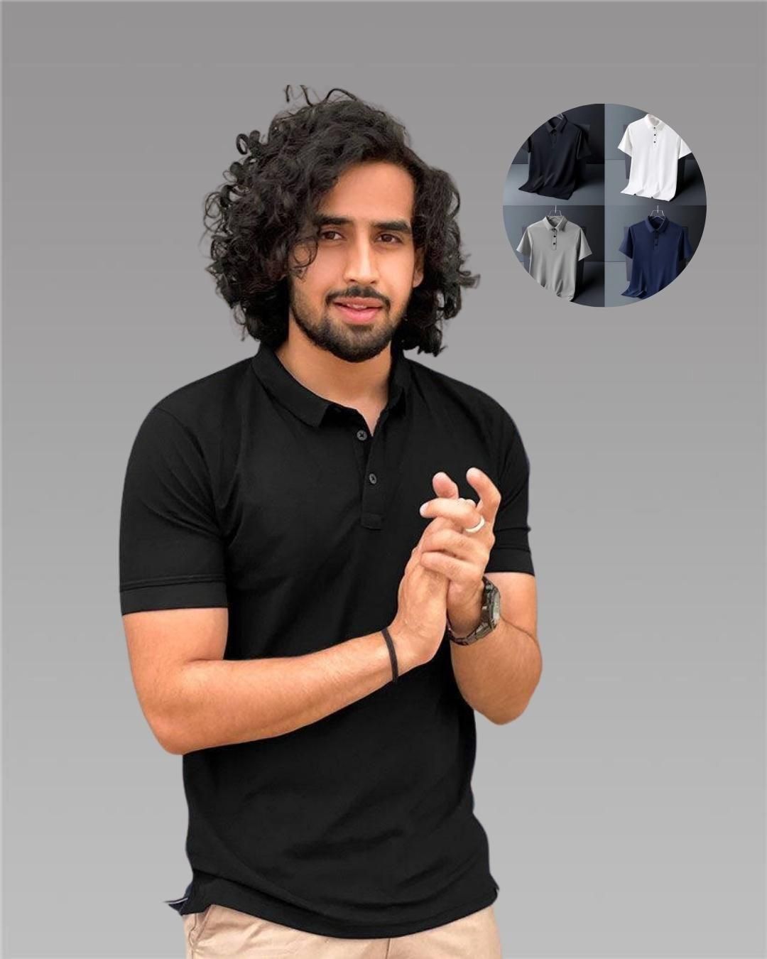 Pack of 4 Polo T-Shirt - DARK JINN