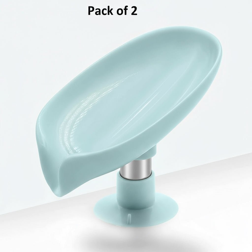 Soap Holder Leaf Shape Self Draining - DARK JINN