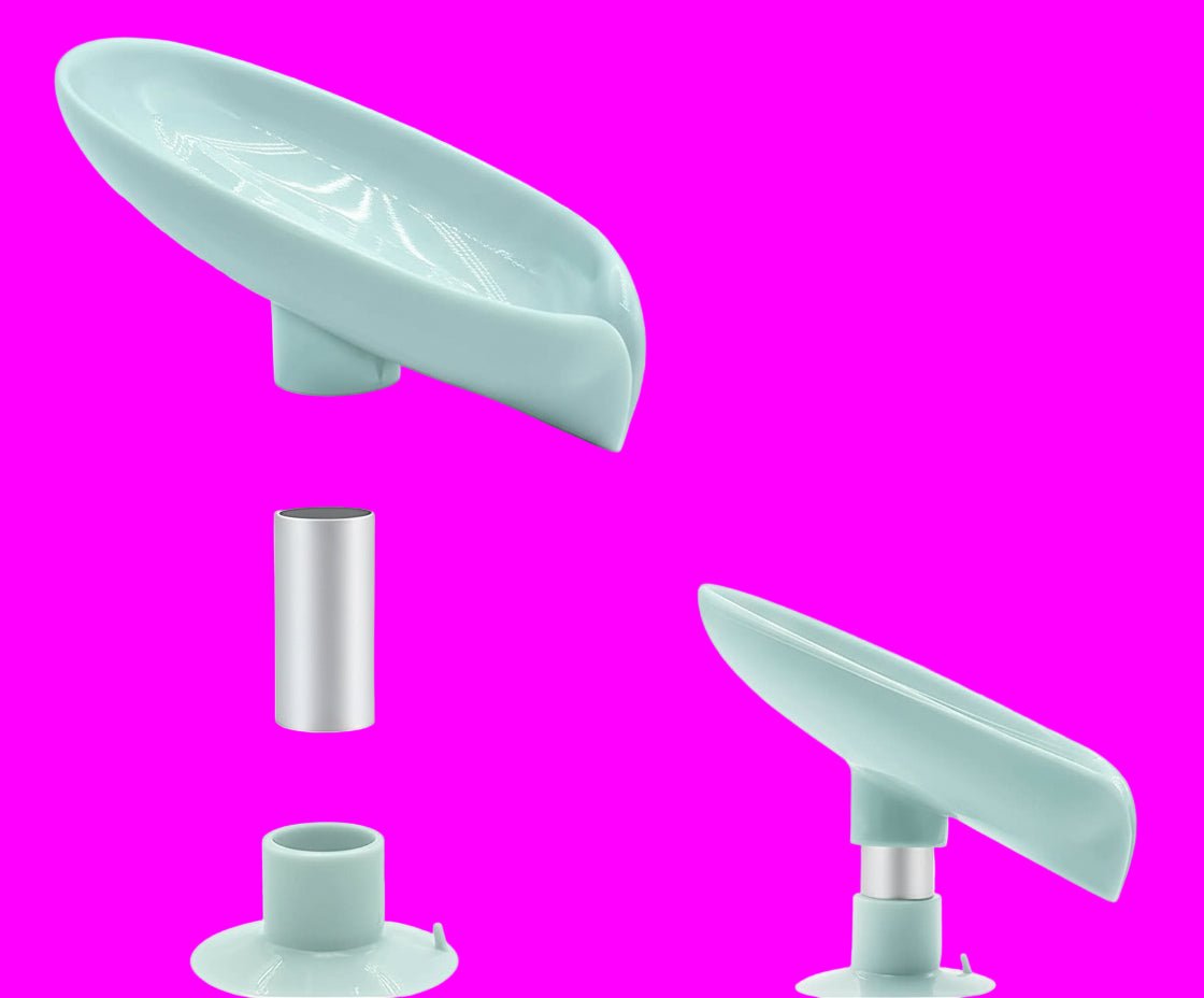 Soap Holder Leaf Shape Self Draining - DARK JINN