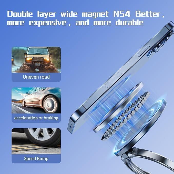 The Ultra - Portable N52 Vacuum Magnetic Phone Bracket - DARK JINN