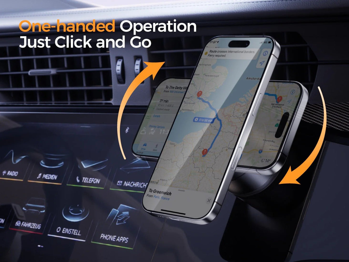 The Ultra - Portable N52 Vacuum Magnetic Phone Bracket - DARK JINN