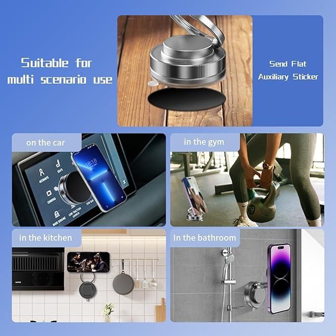 The Ultra - Portable N52 Vacuum Magnetic Phone Bracket - DARK JINN